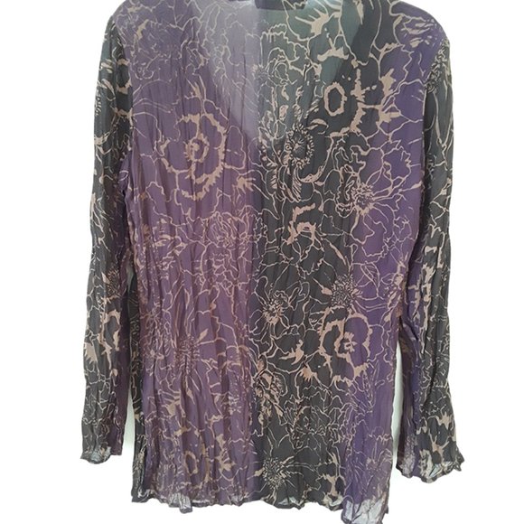 Embellished Crinkle Pleated Tunic - Picture 4 of 4